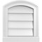 Ekena Millwork Arch Top Surface Mount PVC Gable Vent: Functional, w/ 2"W x 2"P Brickmould Sill Frame, 14"W x 16"H GVPAR14X1603SF - alternate 1
